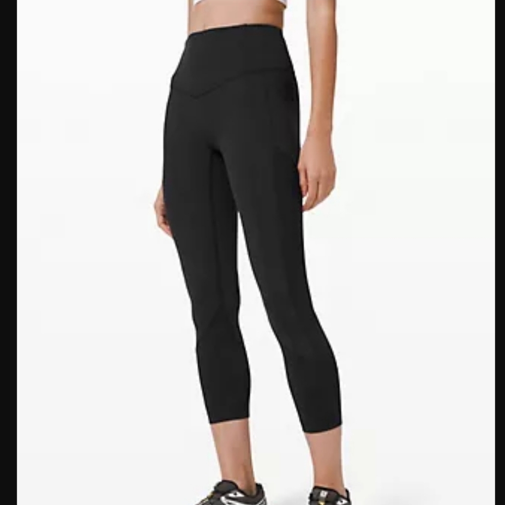 Lululemon All The Right Places High Rise Crop Sz 14
